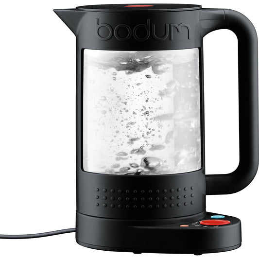 Bodum Bistro Electric Double Wall Water Kettle with Temperature Control, 37 Ounce, Black