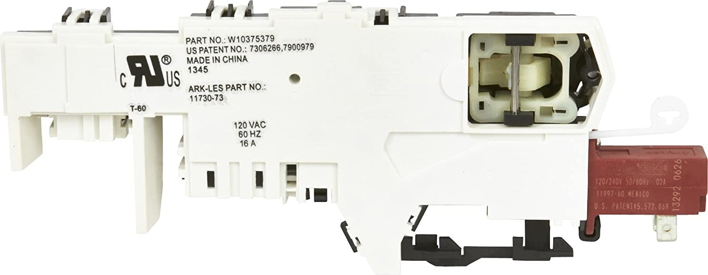 Genuine Whirlpool WPW10375379 Door Lock Latch