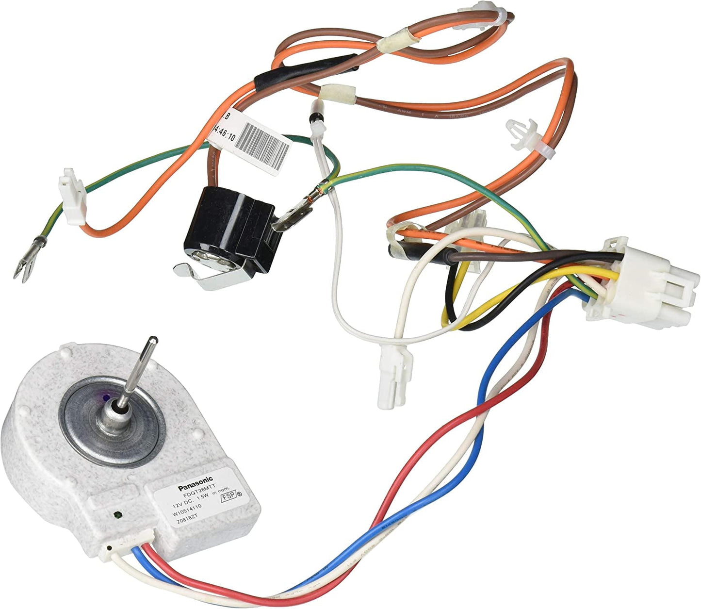 Whirlpool Genuine OEM WPW10514110 Refrigerator Evaporator Fan Motor