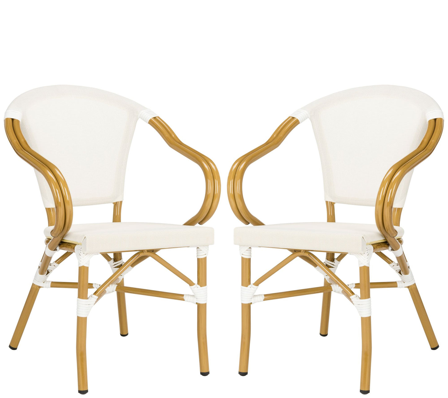 Safavieh Karine Stacking Arm Chairs