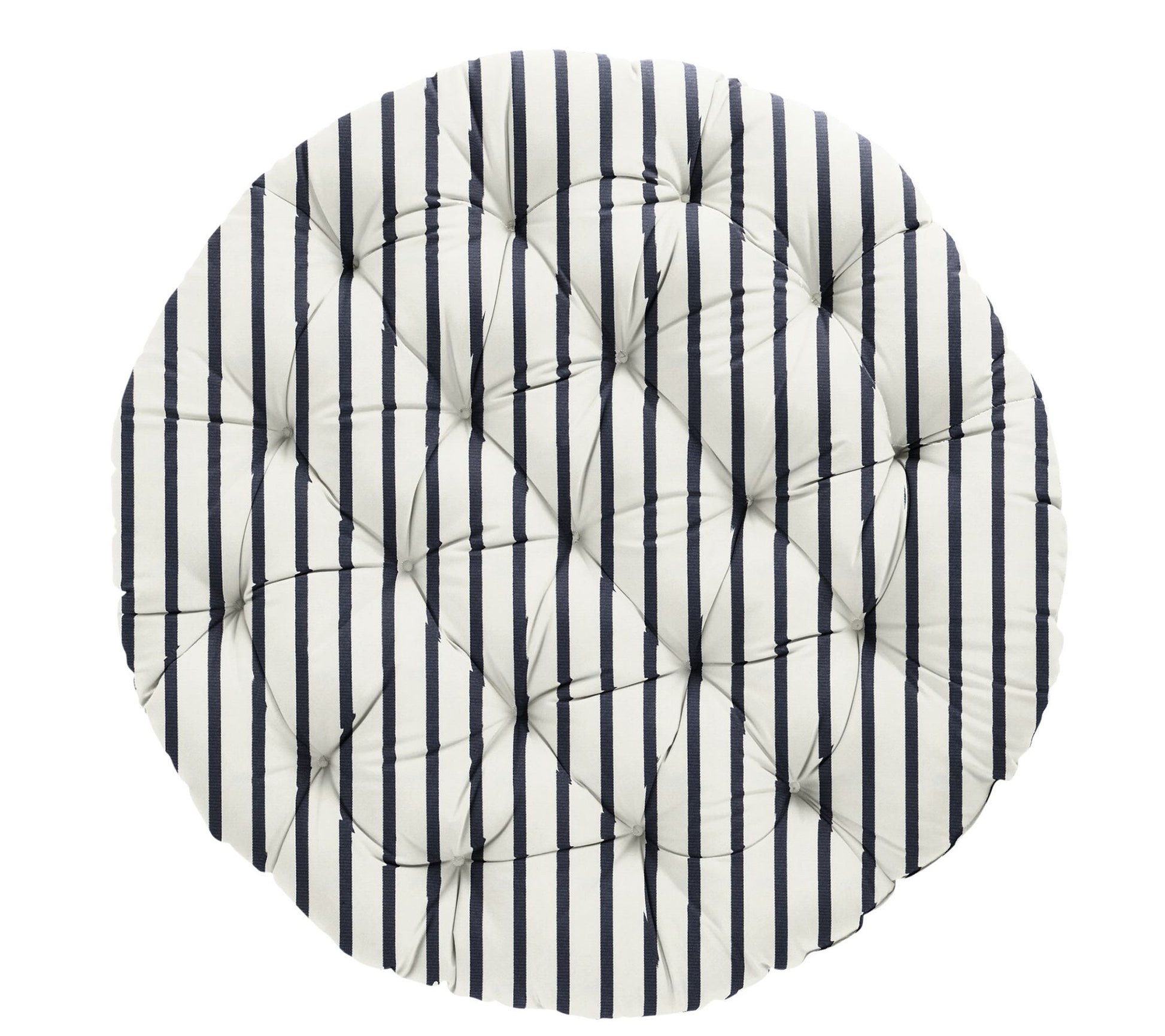 Sorra Home Indoor/Outdoor Sunbrella Stripe Papasan Cushion