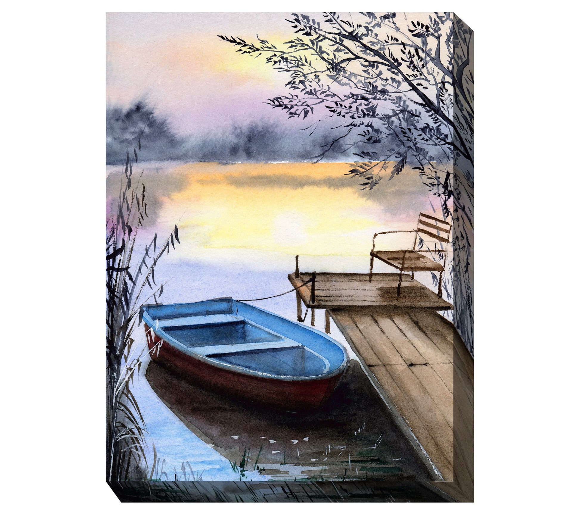 West of the Wind Done for the Day Outdoor CanvaArt 30x40