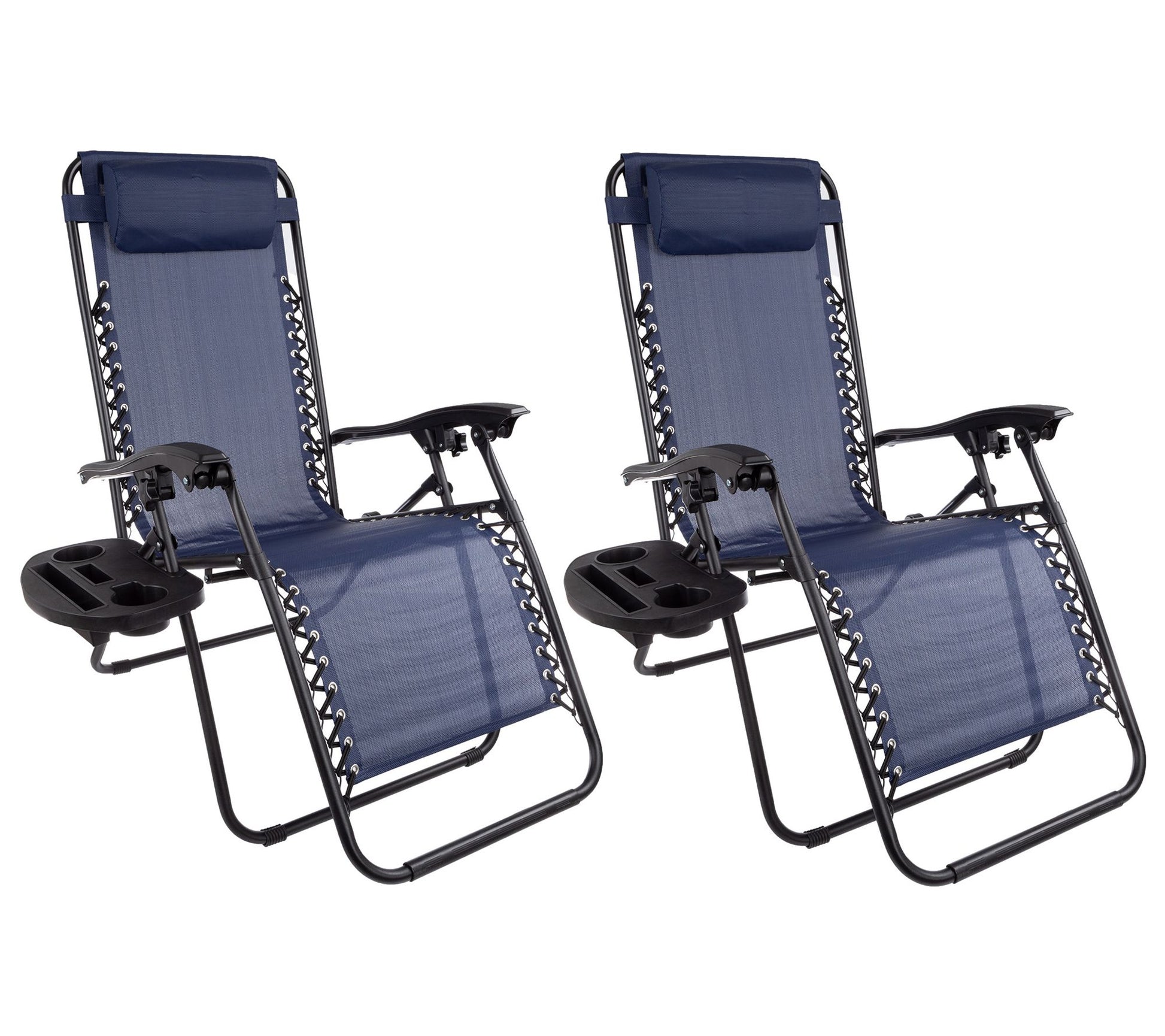 Pure Garden 2 Outdoor Zero Gravity with Side Tables