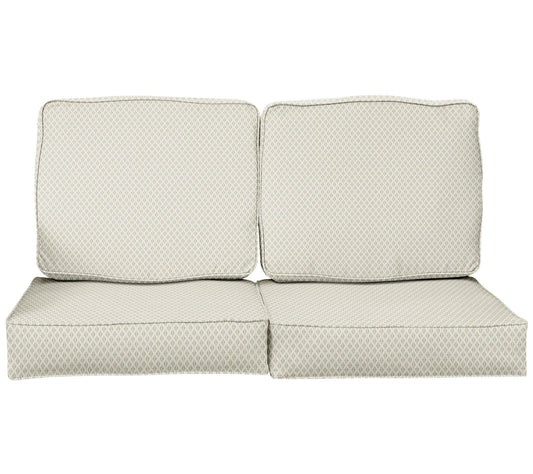 Sorra Home Outdoor Loveseat Cushion Set